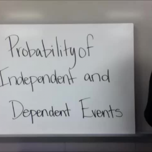 10-6 Probability of Independent and Dependent