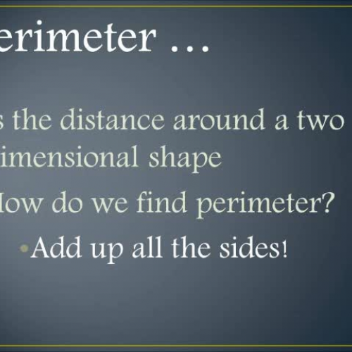 Perimeter and Area Video Final