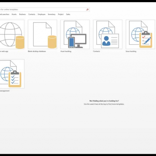 Create a Database using Access