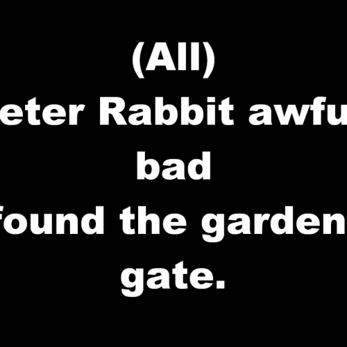 Peter Rabbit (singing game)