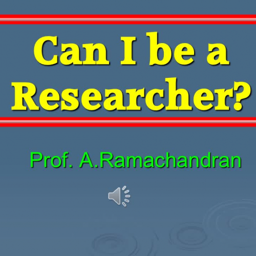 Can I be a Researcher