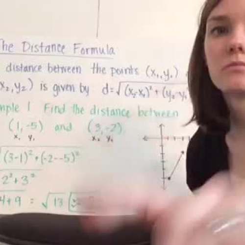 The Distance Formula