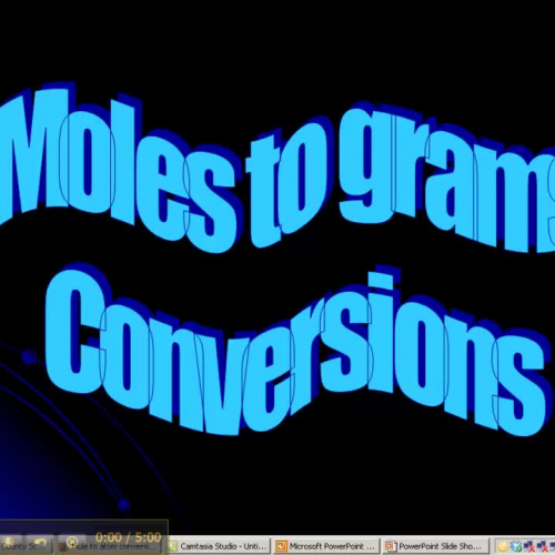 MOL Moles to Grams Conversions