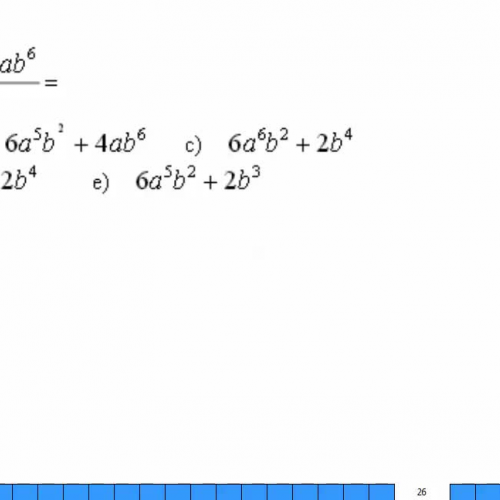 Simplifying rational expressions HSPE 1