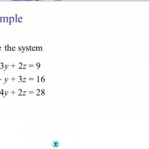 System of 3 equations