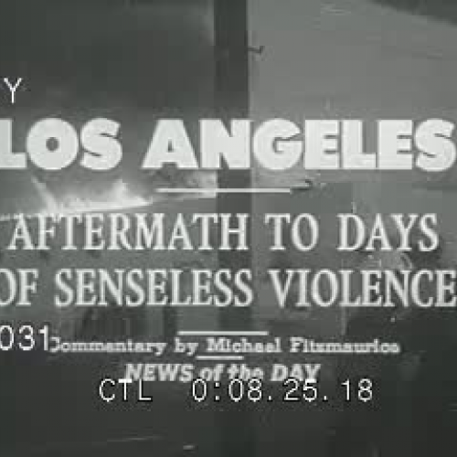 LOS ANGELES WATTS RIOTS 1965