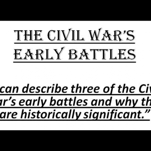 Early Battles