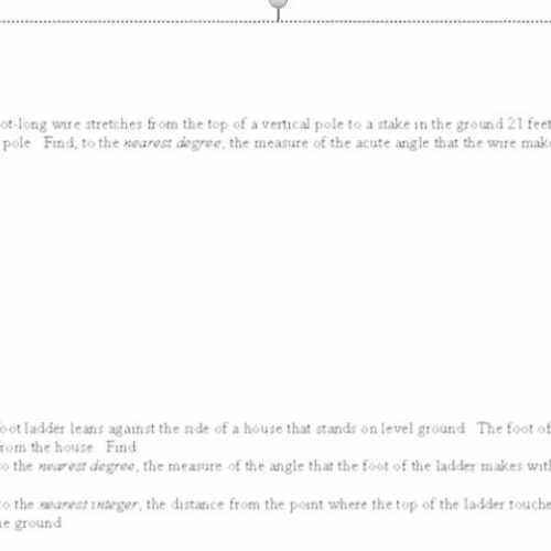 10.2 - Trig Day 4 Word Problems