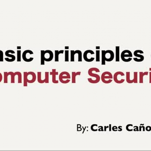 Computer Security Basic Principles (1)