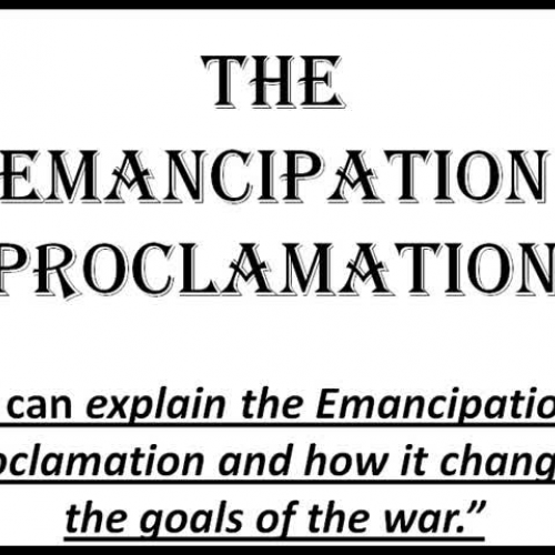 Emancipation Proclamation