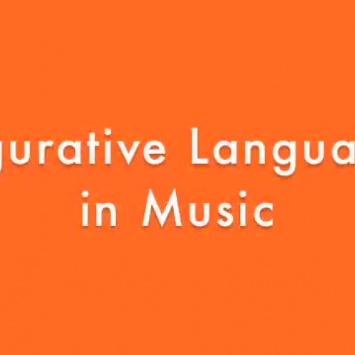Figurative Language in Music Assessment