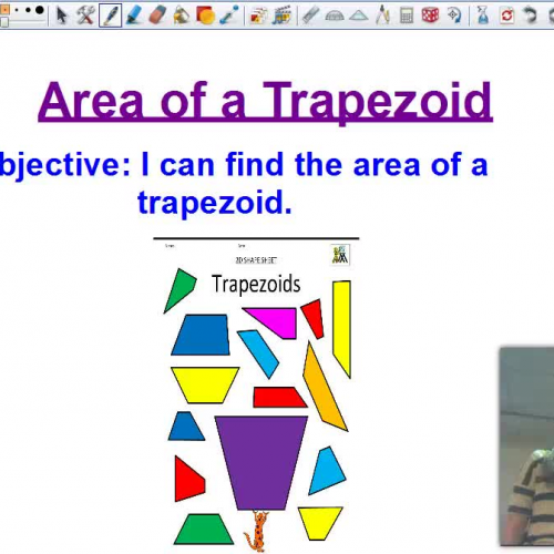 Area of a Trapazoid FLIP VIDEO