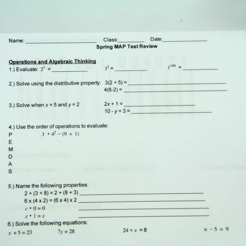 Operations and Algebraic Thinking