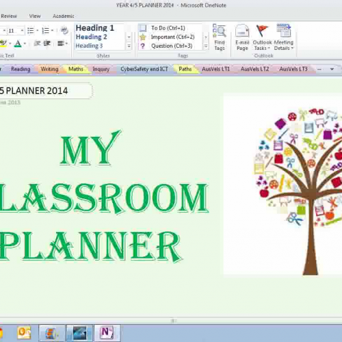 My OneNote Lesson Planner