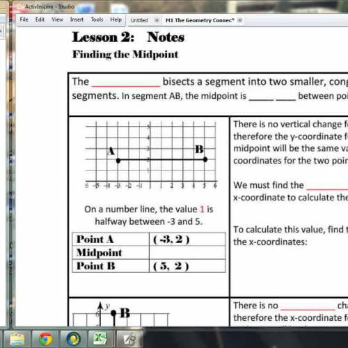 Lesson 2 - Finding the Midpoint