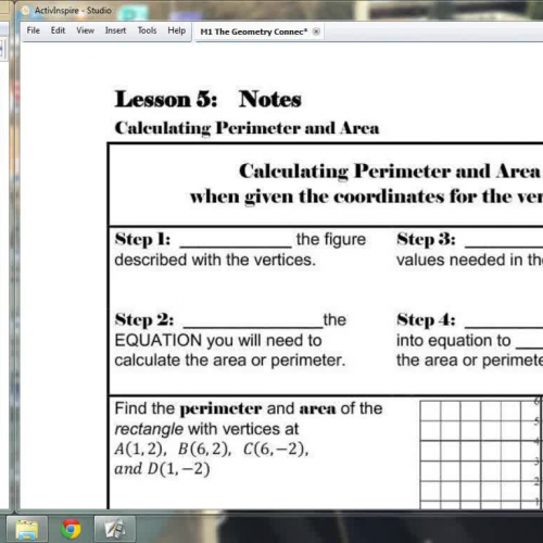 Lesson 5 - Calculating Perimeter and Area