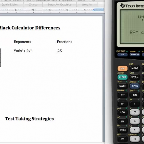 Final Notes for the Test