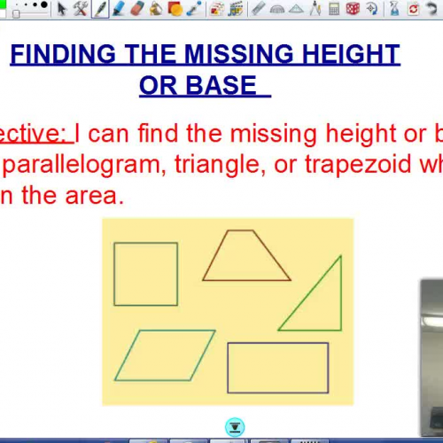 Finding the missing base and height