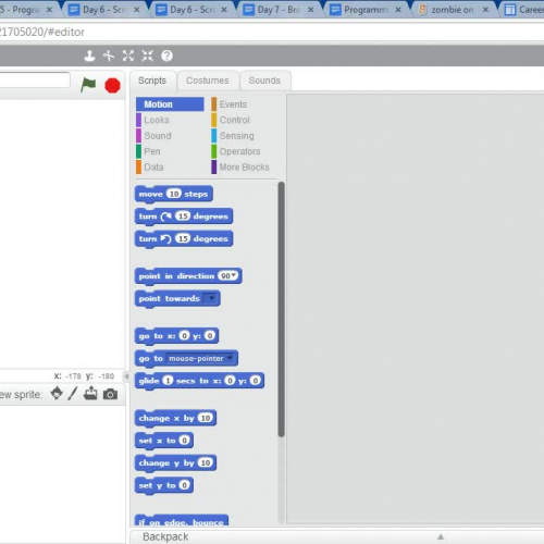 Scratch - Events - Clicking &amp; Pressing Ke
