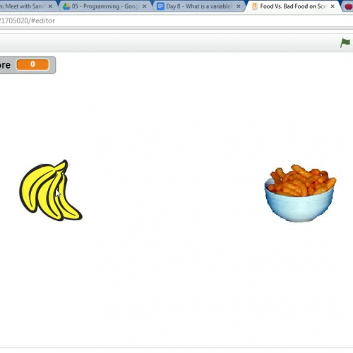 Scratch - Variables - Food Game - Intro