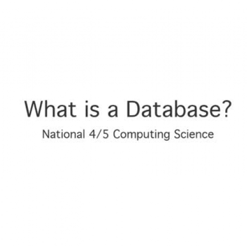 2 - What is a Database