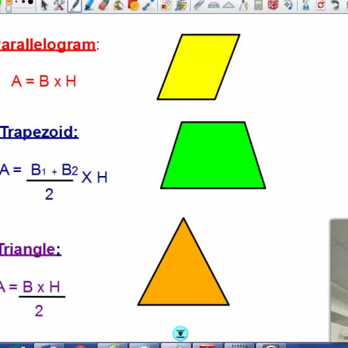 Area formulas