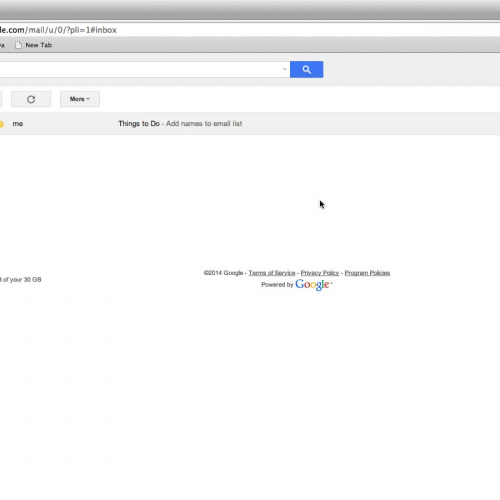 GMail - Add Emails to List of Tasks