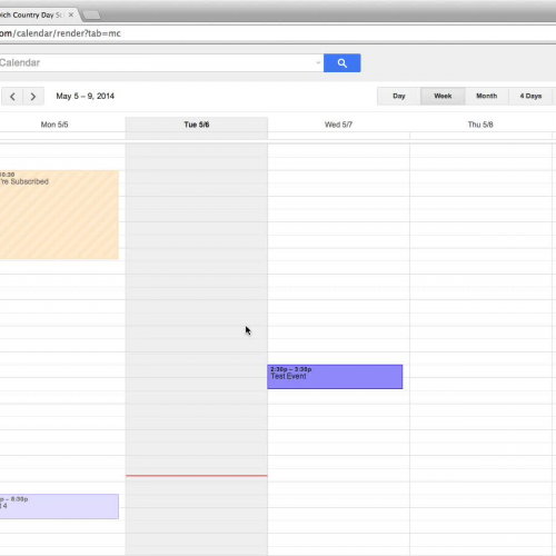 Google Calendar - Sharing a Calender