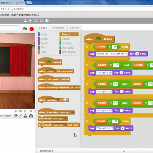 Scratch - Conditionals - Intro - Part 1