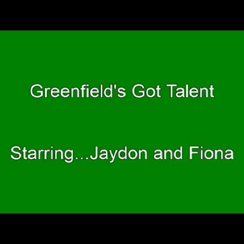 Greenfield?s Got Talent
