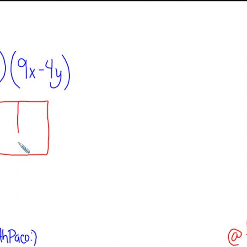 Multiplying binomials using box method (Sarai