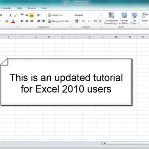 Excel 2010 Tutorial For Beginners #2 - Enter 