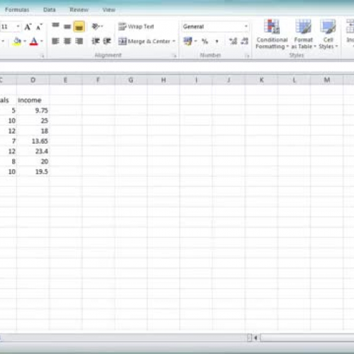 Excel 2010 Tutorial For Beginners #4 - AutoSu