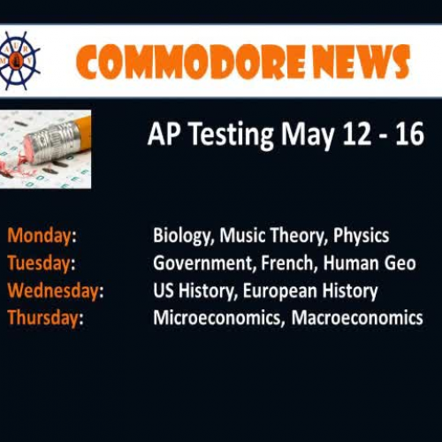 Commodore News Update - 5-13-14