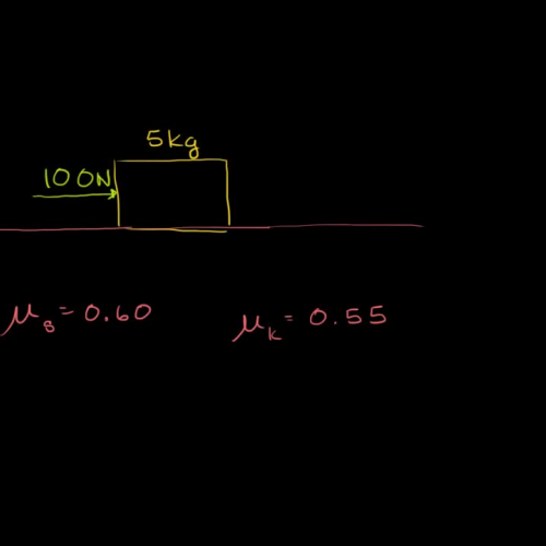 Static and Kinetic Friction Example