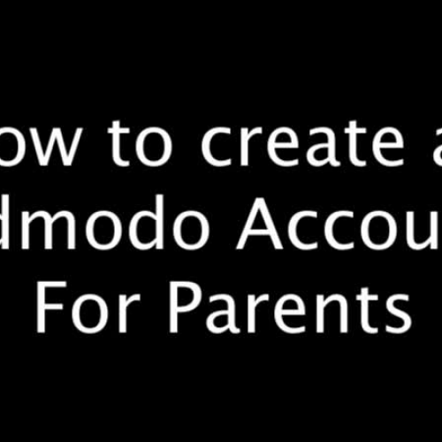 Creating an Account Parents