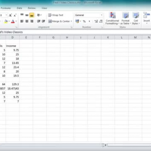 Excel 2010 Tutorial For Beginners #6 - Number