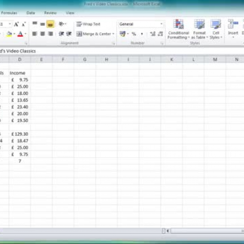 Excel 2010 Tutorial For Beginners #7 - Format