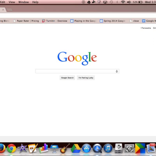 Google Tab Page