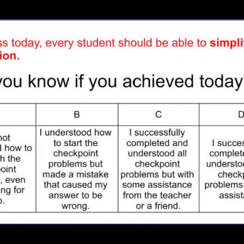 11-1 Example 1 Simplifying Rational Expressio