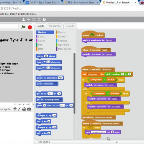 Scratch - Rock, Paper, Scissors - Video 2