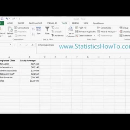 How to Make a Column Chart Excel 2013trim