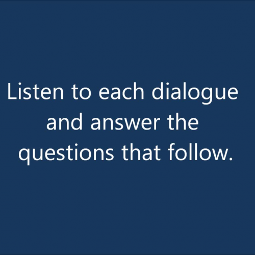 TE Form Listening Test 2