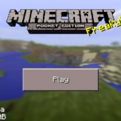 Minecraft PE Garden Water Fall