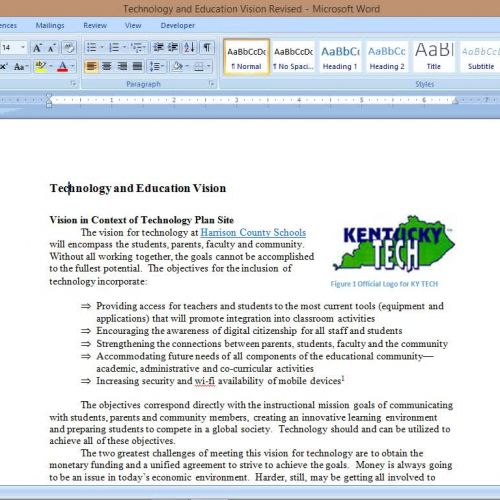 Header/footer/page # in Word 2013