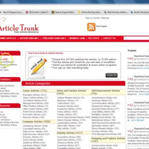 Best Free Article Submission Directory