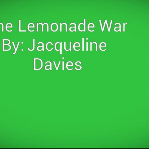Lemonade War Book Trailer