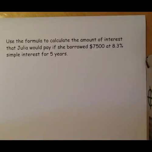 The Simple Interest formula_x264
