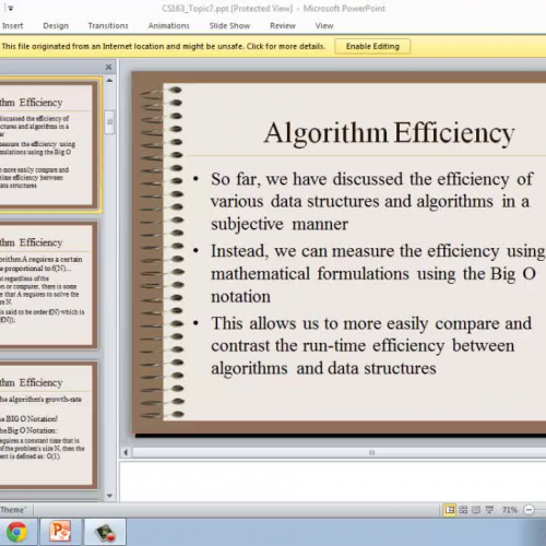 Data Structures Efficiency Part 1