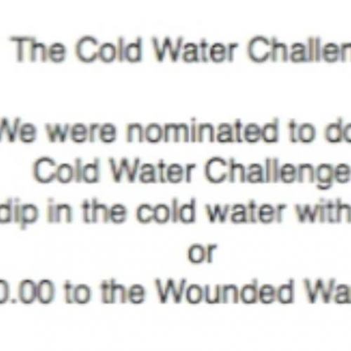 Cold Water Challenge